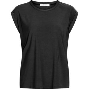 SISTERS POINT Low-a - Dames T-shirt - Black - Maat S