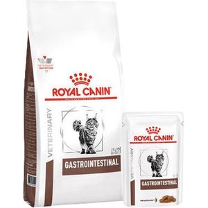 Royal Canin Gastro Intestinal Kat Combi bundel - 4 kg zak + 12 x 85 gr