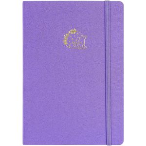 Victoria's Journals Bullet Journal - Notitieboek A5 - Luxe Hardcover Notebook Dotted - 160 gsm - Violet