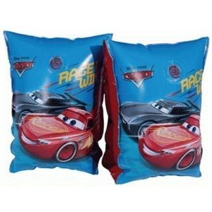 Blauwe zwembandjes met Cars print 3-6 jaar - zwemvleugels/zwemmouwtjes 18-30 kg - zwem armbanden