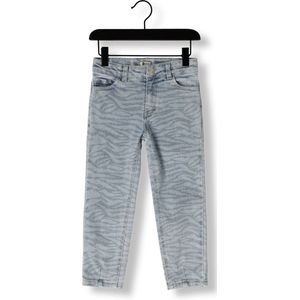 DAILY7 2500 Mom Fit Animal Jeans Meisjes - Broek - Lichtblauw - Maat 110