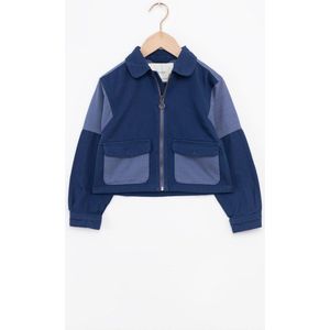 Sissy-Boy - Donkerblauw colourblock jasje