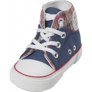Playshoes sneakers jeansblauw