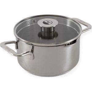 ELLE Gourmet Classique Kookpan met Deksel - Ø 24 cm - PFAS-vrije Kookpot inductie - Geschikt voor alle warmtebronnen