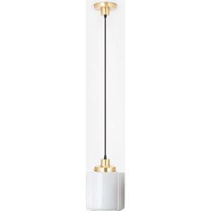 Art Deco Trade - Hanglamp aan snoer Vintage High 20's Messing