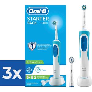 Oral-B - Vitality Starterpack - incl. 2nd Refill - Voordeelverpakking 3 stuks