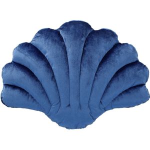 Blokker Kussen Shell - Blauw