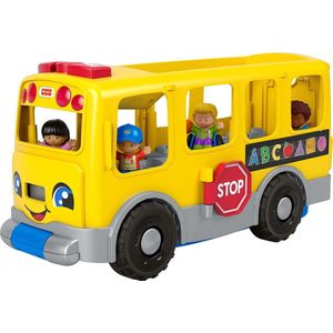 Fisher-Price Little People Grote schoolbus - Peuter speelgoed speelfigurenset