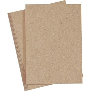 Creotime Papier 21 X 29,7 Cm 20 Stuks 70 G Bruin