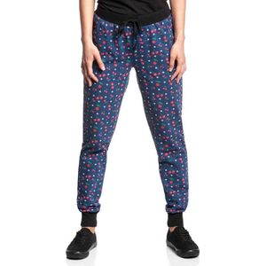 Pussy Deluxe - Cat Paws & Cherries Dames joggingbroek - XS - Blauw