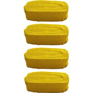 Slinger Crêpeguirlande geel brandveilig 96 meter - Slingers - Verjaardagversiering - Themafeestversiering - Brandvertragende slingers