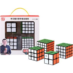 Qiyi Cadeauverpakking 2x2, 3x3, 4x4 en 5x5