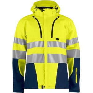 6419 Shell Jacket HV Blue/Yellow XXL