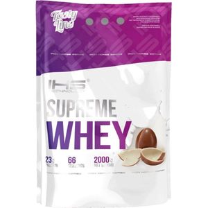 IHS Technology - Supreme Whey Proteine - Microfiltered Concentraat - Low carb, < 1g sugar - Eiwitpoeder - 2000g - Melk en Witte Chocolade - 66 porties - NEW!!!