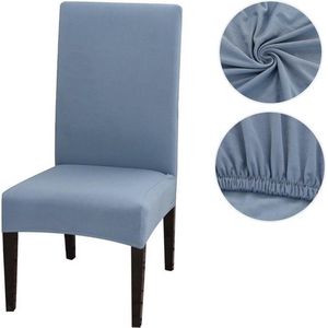 Kasey Product - Stoelhoes voor Eetkamerstoel - Stretch Materiaal - Caribbean Blauw