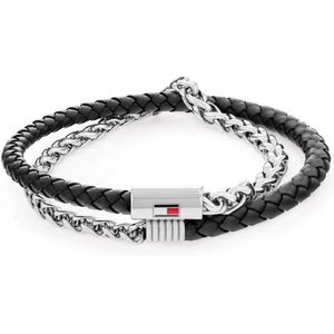 Tommy Hilfiger TJ2790562 Heren Armband - Leren armband