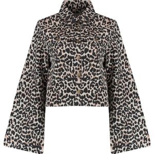 Harper & Yve Lexie-ja Jassen Dames - Zomerjas - Leopard - Maat L