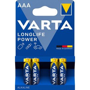 Varta High Energy AAA Batterijen - 4 Stuks
