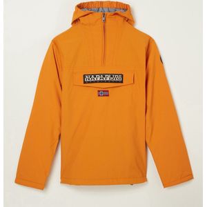 Napapijri Rainforest anorak met capuchon - Okergeel - Maat 152