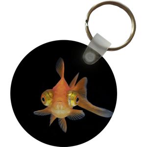 Sleutelhanger - Goudvis - Zeedieren - Ogen - Plastic - Rond - Uitdeelcadeautjes