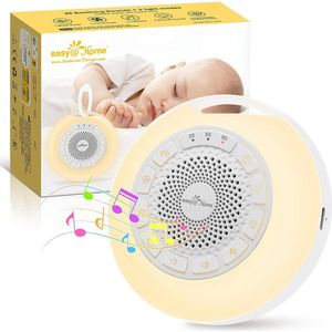 White Noise Machine - Witte ruis - Witte ruis machine - White noise baby - White noise volwassenen met 26 standen - Slaaphulp met nachtlampje
