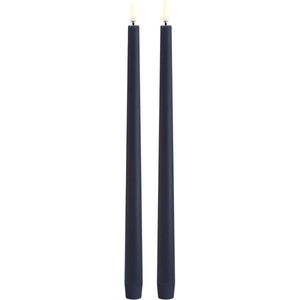 Uyuni LED Tafelkaars Slim-line, Dark blue - Smooth, Set van 2, 2,3x32cm