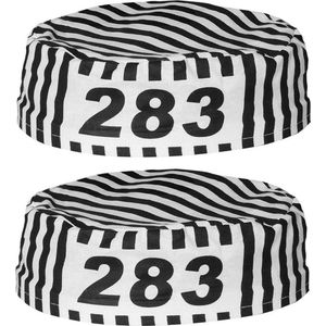 Multipak van 2x stuks boevenmuts voor volwassenen - Verkleed hoeden