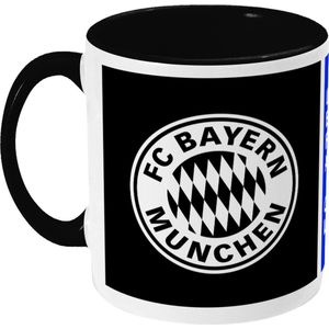 Bayern München Mok - Logo - Koffiemok - München - UEFA - Champions League - Voetbal - Beker - Koffiebeker - Theemok - Zwart - Limited Edition