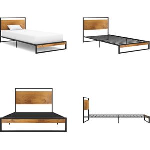 vidaXL Bedframe metaal 90x200 cm - Bedframe - Bedframe - Bed Frame - Bed Frames