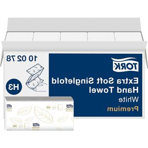 Extra zachte z-gevouwen papieren handdoeken Premium 100278 - H3 vouwhanddoeken - voor dispenser - zeer absorberend - 2-laags wit - 15 x 200 doeken