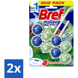 Bref WC - Power Activ+ - Toiletblok - Den - 2 Blokken - Voordeelverpakking - 2 stuks