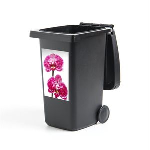 Container sticker Orchidee - Orchidee roze - 40x60 cm - kliko sticker - weerbestendige containersticker