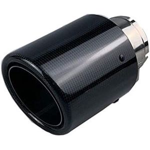 76mm 3 Inch Universele Uitlaat Tip voor Truck Uitlaatpijp Staart Keel - Roestvrij Staal - Eenvoudige Schroefmontage