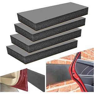 Zelfklevende muurbescherming voor autodeur 30 x 10 x 3 cm - Set van 4, extra dik