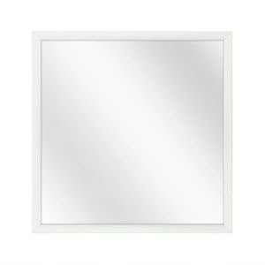 Spiegel met Luxe Aluminium Lijst - Mat Zilver - 40x40 cm