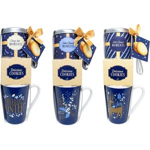 Kerst gift set - chocolademelk met Kerstmok Whistle Toe