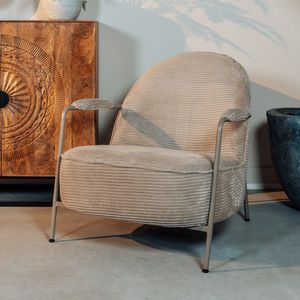 Fauteuil Elton | Rib Sand