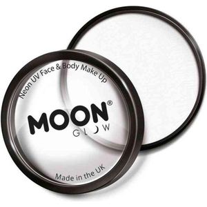 Moon Creations Face & Body Paint Schmink Moon Glow - Pro Intense Neon UV Wit