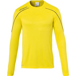 Uhlsport Stream 22 Voetbalshirt Lange Mouw Heren - Geel / Zwart | Maat: 2XL