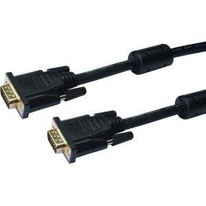 LINEAR Male / Male VGA-kabel - Gouden connectoren - 10m