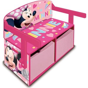 Arditex Opbergbank Minnie Mouse 60 X 47 X 56 Cm Hout Roze 3-delig