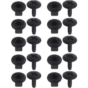 30 Sets Koplamp Batterij Cover Trim Schroeven Kit 7H0915450 Voor T5 Plastic Retainer Clips Voor Landing Panel/Koplamp/Batterij/Motor Cover