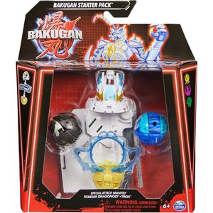 Bakugan - Special Attack-starterpakket - Speelset met 3 Bakugan-actiefiguren en 3 Brawler-kaarten - stijlen kunnen variëren
