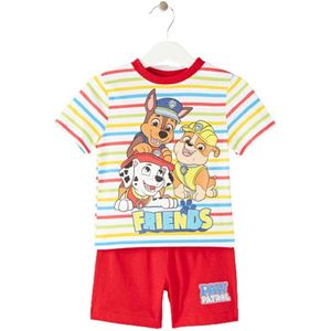 Paw Patrol Nickelodeon Short Pyjama met streepjes. Maat 92 cm / 2 jaar