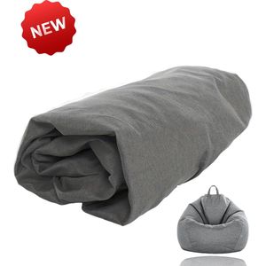 Imperatoris | Zitzak/Loungestoel/Sofa/Beanbag HOES voor Volwassenen en kinderen - ZONDER Vulling - 75*90MC - L/XL Grijs/Grey