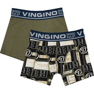Vingino - Boxershort Logo 2 Pack - Maat: 104-116