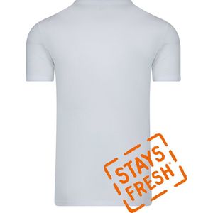 Beeren t-shirt ronde hals korte mouw - maat S - wit - Stays Fresh