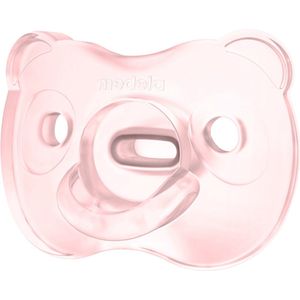 Medela Baby Fopspeen Soft Silicone Superzacht lichtgewicht eendelig - Soft Pink - 0-6 maanden - 1 stuks