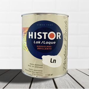 Histor Perfect Finish Alkyd Hoogglans - 2,5 liter op kleur- Lakverf - Dekkend - Buiten - Hoogglans -