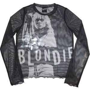 Blondie - Mic Stand Longsleeve top - XXS - Zwart